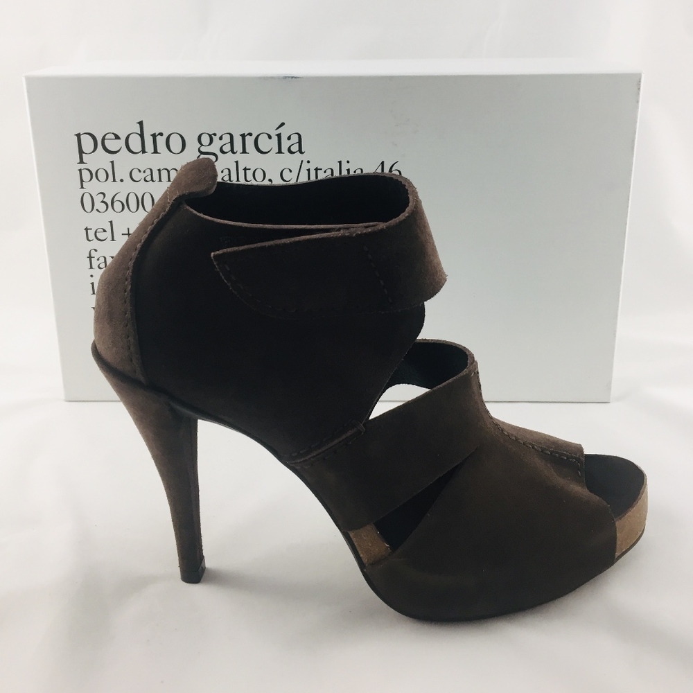 Pedro Garcia Cocoa Suede Heels - Never Worn! - Picture 2 of 8